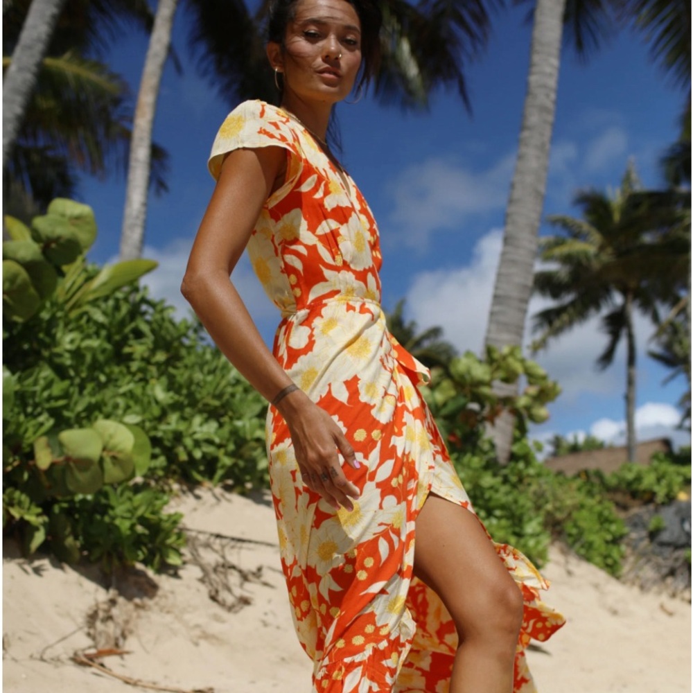 XIX PALMS Keani wrap dress new with no tags M